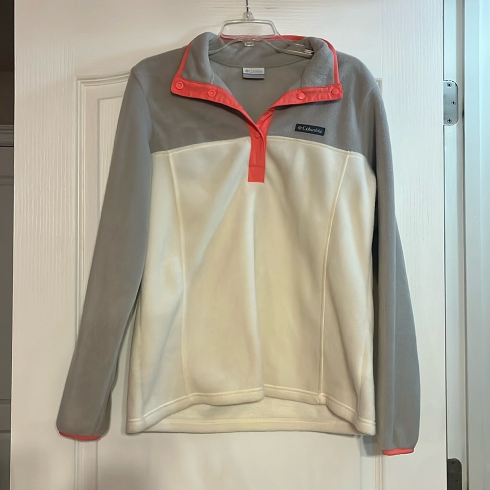 Columbia Benton Springs Half Snap Pullover — Size Large women’s — lightly worn